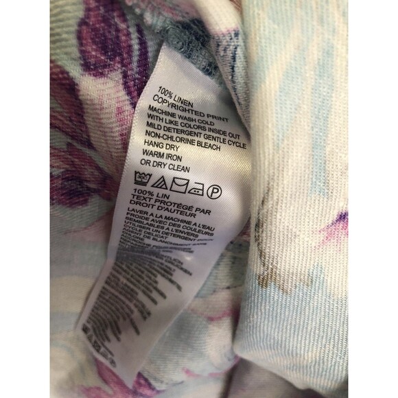 Tommy Bahama Linen skirt size 8 Women's Florencia Spring Rain - Picture 3 of 4